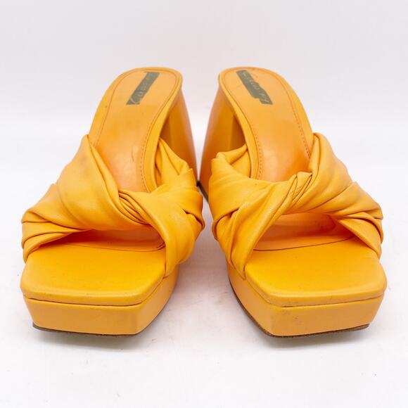 Circus Sam Edelman Women's Marianna Woven Slide Sandals Orange Size 5M - Picture 2 of 14